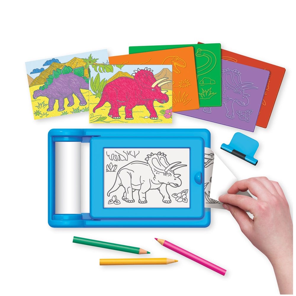 4M Arte y manualidades Estudio de arte dinosaurio rub