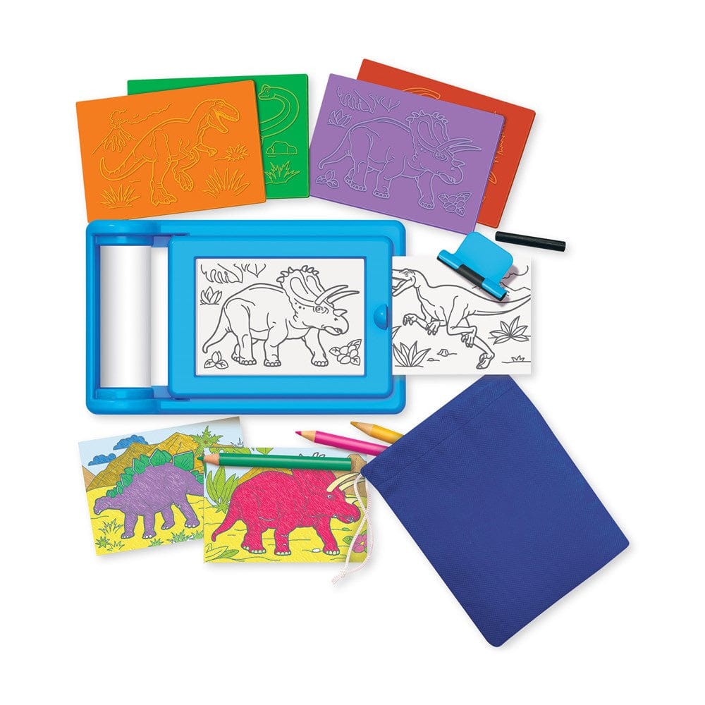 4M Arte y manualidades Estudio de arte dinosaurio rub