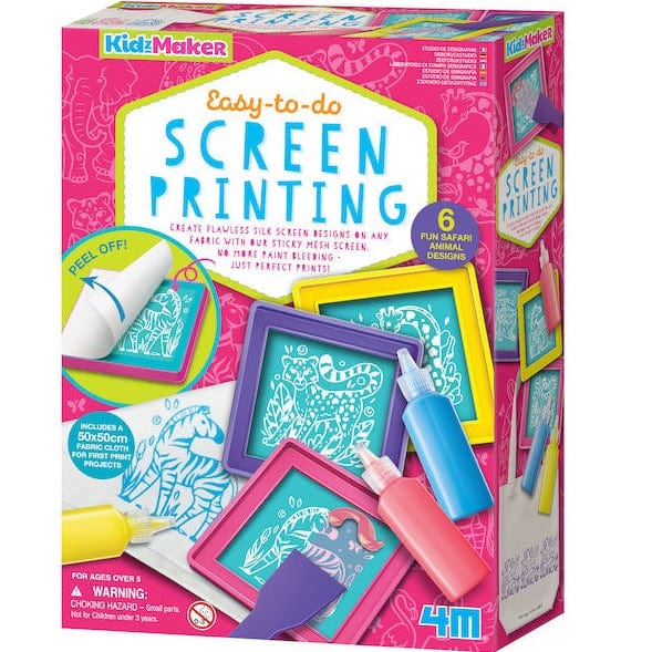 4M Arte y Manualidades Kit de estampado en serigrafía 00-04797