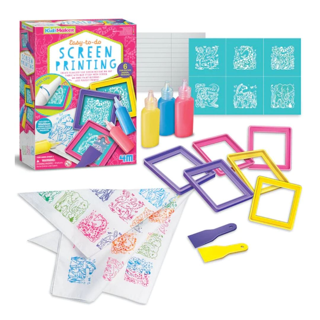 4M Arte y Manualidades Kit de estampado en serigrafía 00-04797