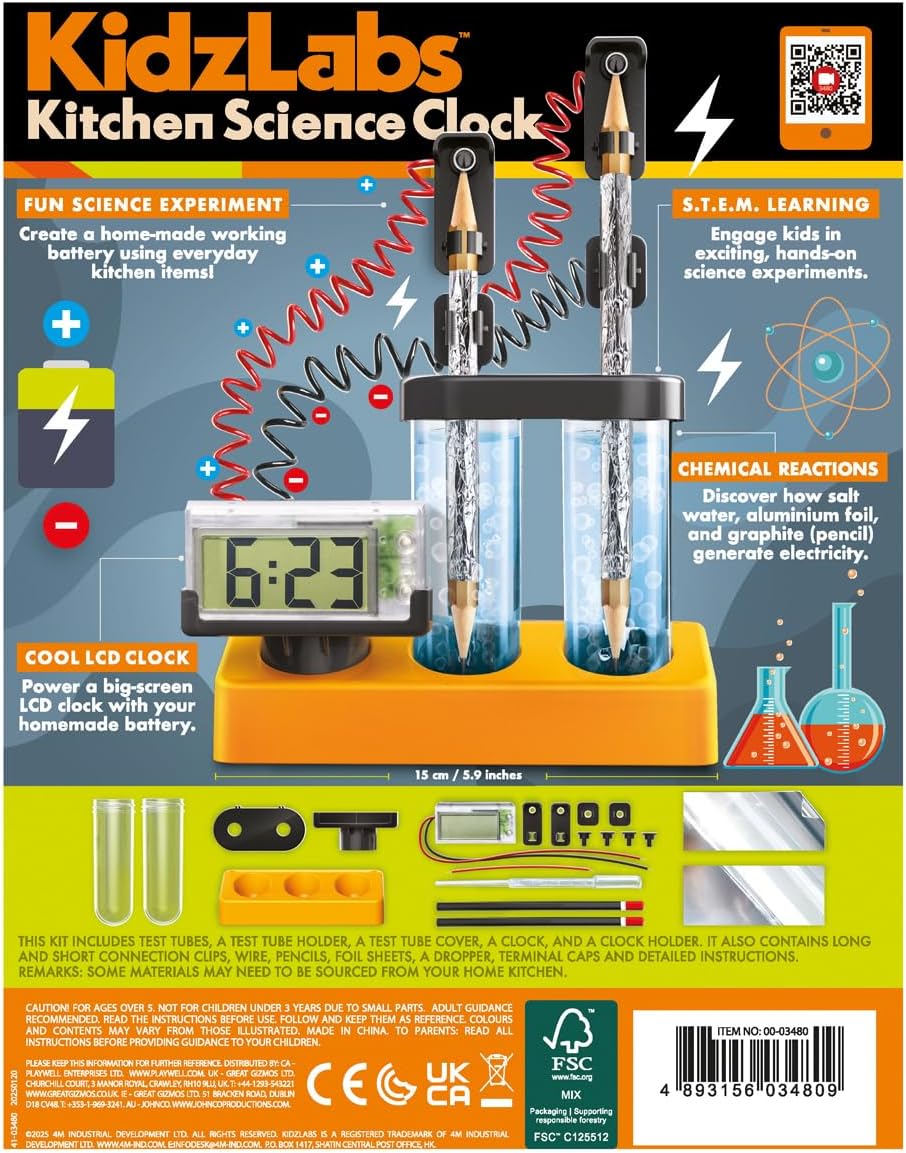 4M Juegos de Ciencia Reloj Ciencia en la Cocina - 4M 00-03480