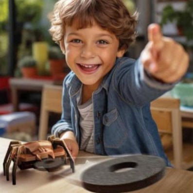 4M Juegos de Ciencia Robot Araña Lanza Discos - 4M 00-03464