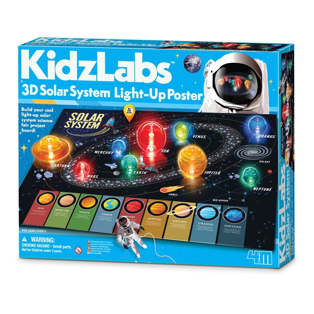4M Juegos de Ciencia Sistema Solar Luminoso 3D 00-03461