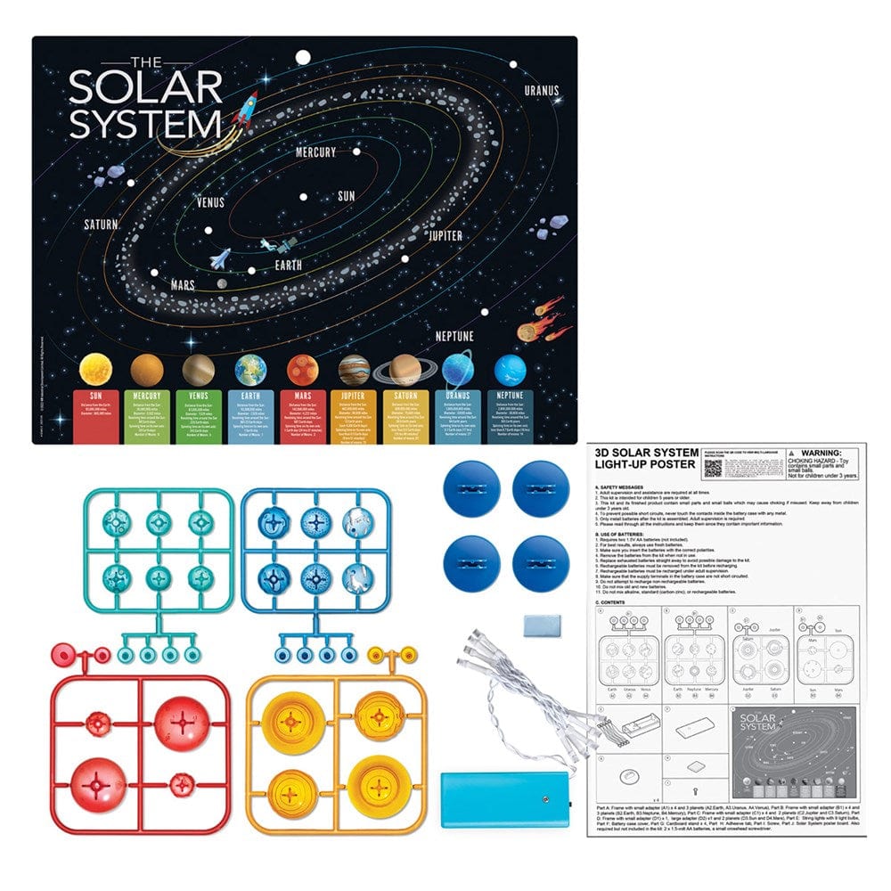 4M Juegos de Ciencia Sistema Solar Luminoso 3D 00-03461