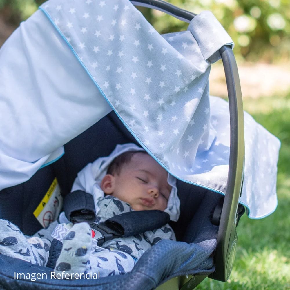 Algodones Accesorios Cubre huevo Uv Gris Estrellas / orilla celeste - Algodones 1613065949194