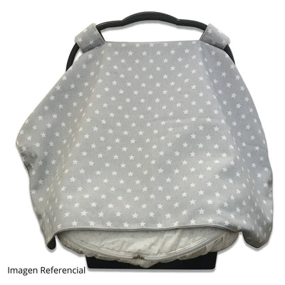 Cubre huevo Uv Gris Estrellas / orilla gris - Algodones
