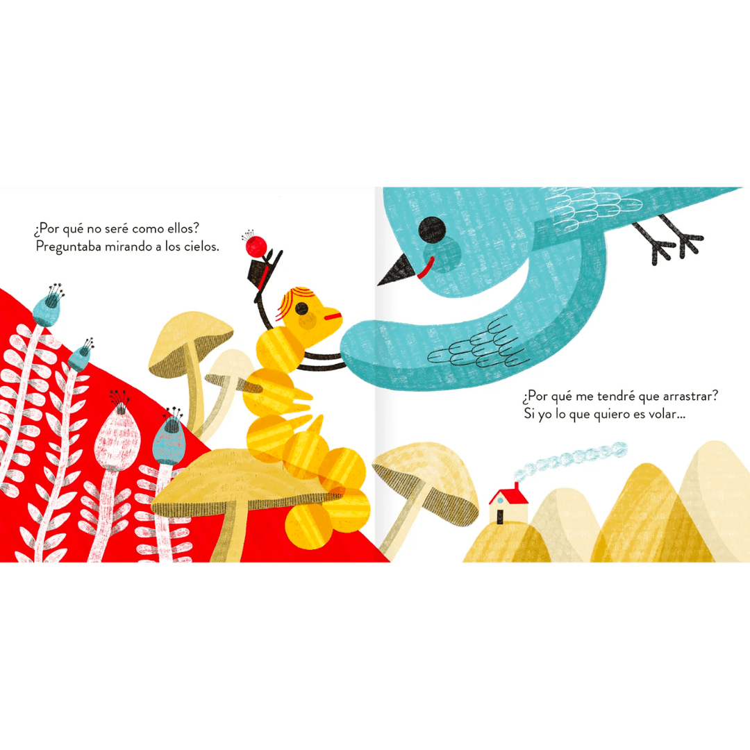 AMANUTA Libros Una Cuncuna Amarilla Para Niñas y Niños