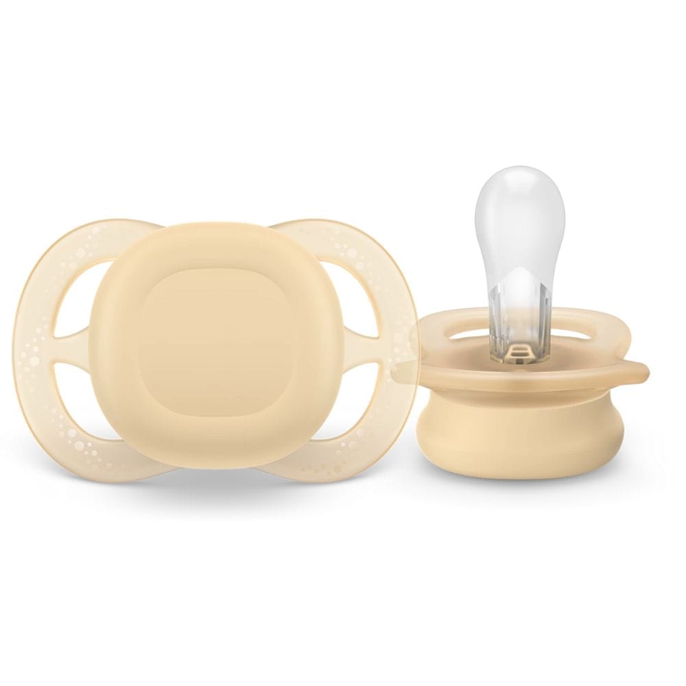 Avent Chupete Chupete X2 Anatómico 0 a 2 meses Ultra start Morado / Naranja - Avent SCF075/01