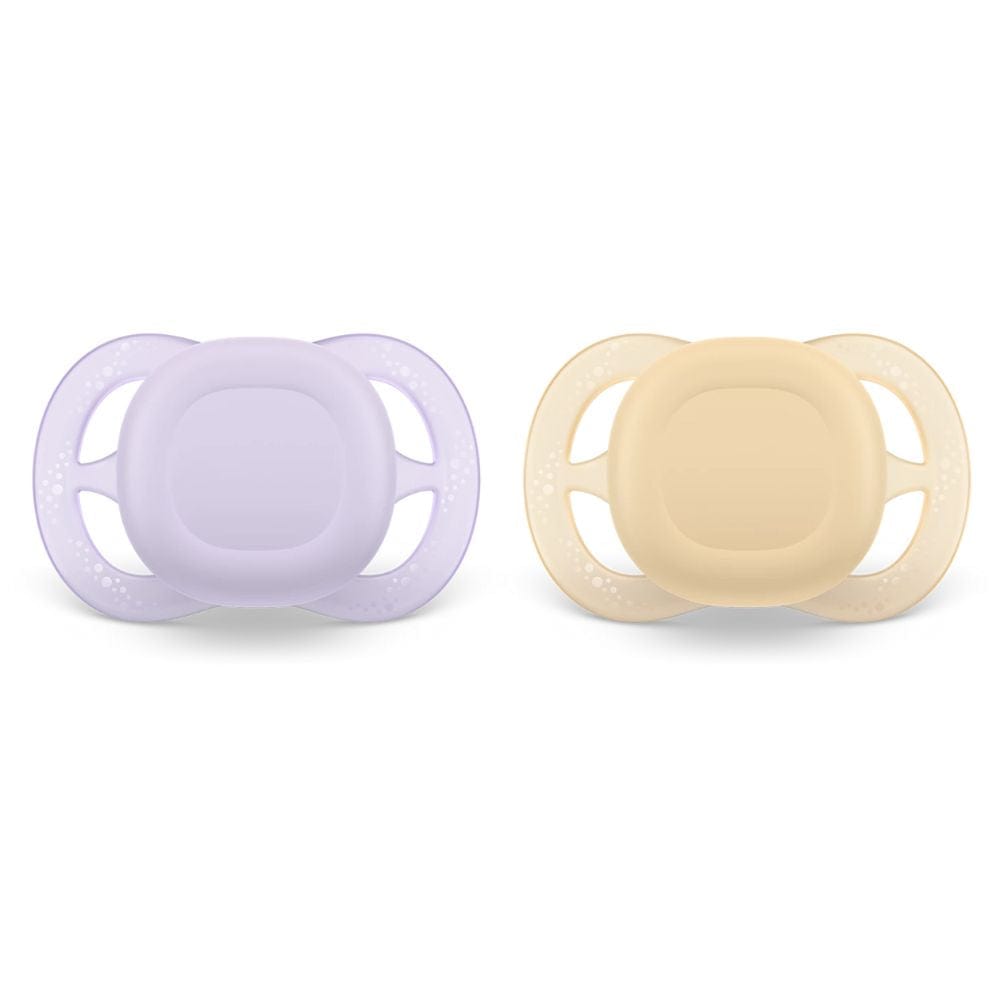 Avent Chupete Chupete X2 Anatómico 0 a 2 meses Ultra start Morado / Naranja - Avent SCF075/01