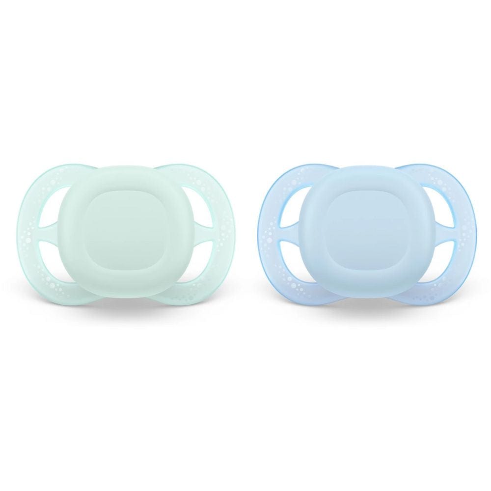 Avent Chupete Chupete X2 Anatómico 0 a 2 meses Ultra start Verde / Azul - Avent SCF075/02