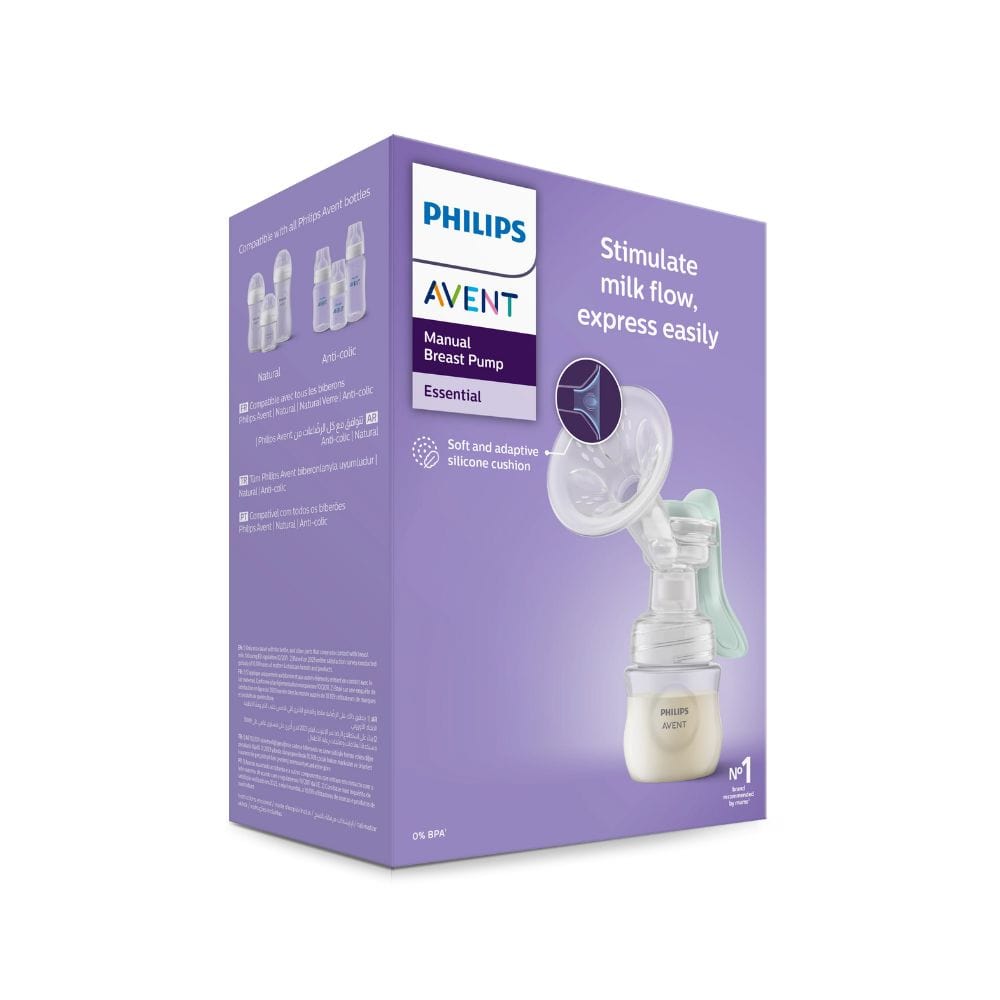 Avent Lactancia Materna Extractor de leche manual simple Essential Manual Breast Pump - Avent SCF417/11