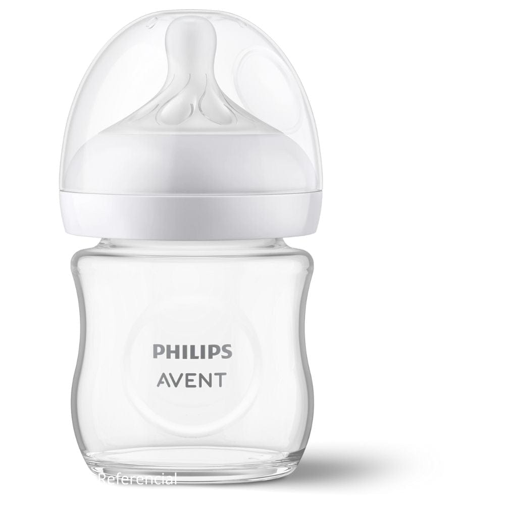 Avent Mamadera Mamadera Natural Vidrio 3.0 Flujo lento 120 ml traslucida - Avent SCY930/01