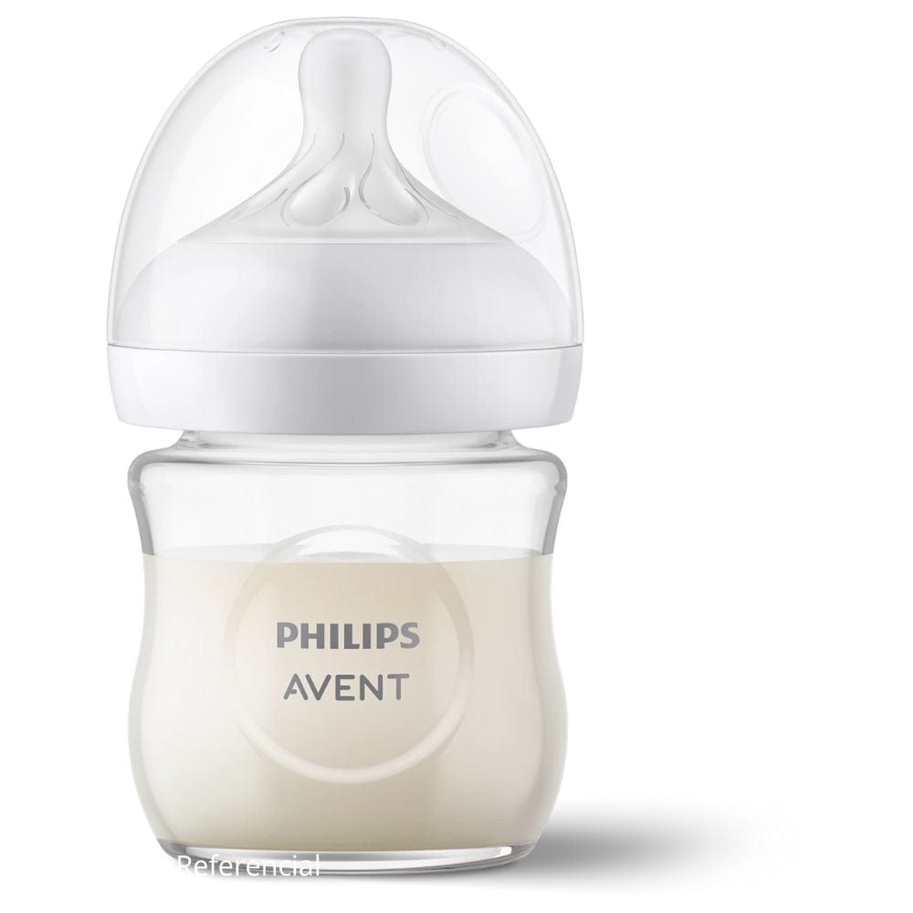 Avent Mamadera Mamadera Natural Vidrio 3.0 Flujo lento 120 ml traslucida - Avent SCY930/01