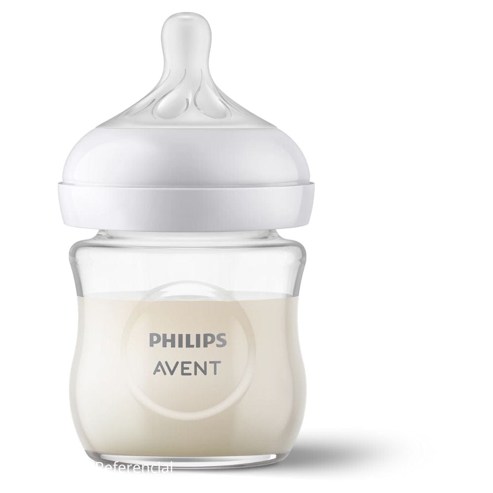 Avent Mamadera Mamadera Natural Vidrio 3.0 Flujo lento 120 ml traslucida - Avent SCY930/01