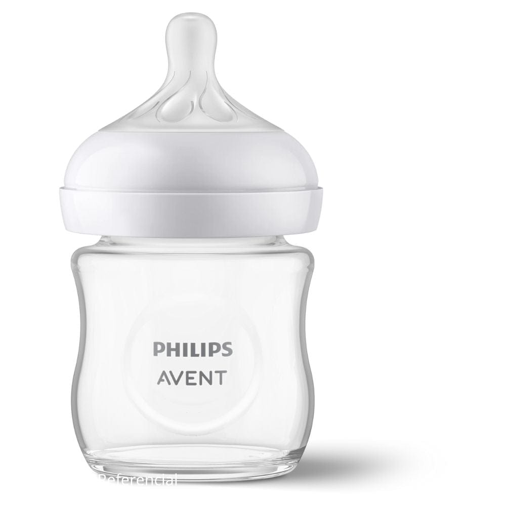 Avent Mamadera Mamadera Natural Vidrio 3.0 Flujo lento 120 ml traslucida - Avent SCY930/01