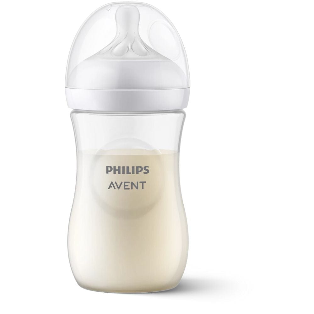 Avent Mamadera Mamadera X2 natural Response 3.0  Flujo medio 260 ml traslucida - Avent SCY903/02