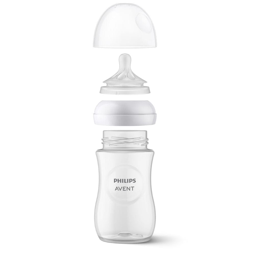 Avent Mamadera Mamadera X2 natural Response 3.0  Flujo medio 260 ml traslucida - Avent SCY903/02