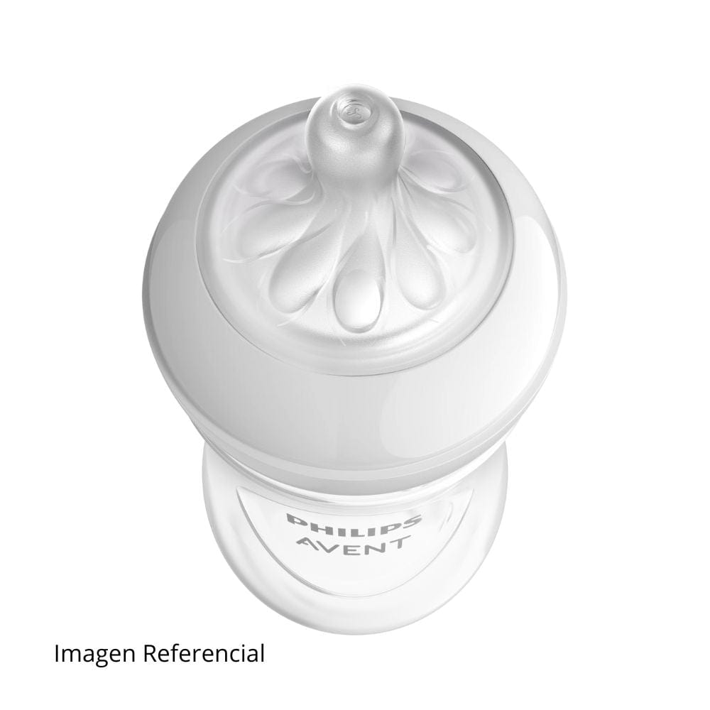 Avent Mamadera Tetina Natural Reponse 3.0 flujo espeso 6m - Avent SCY966/02
