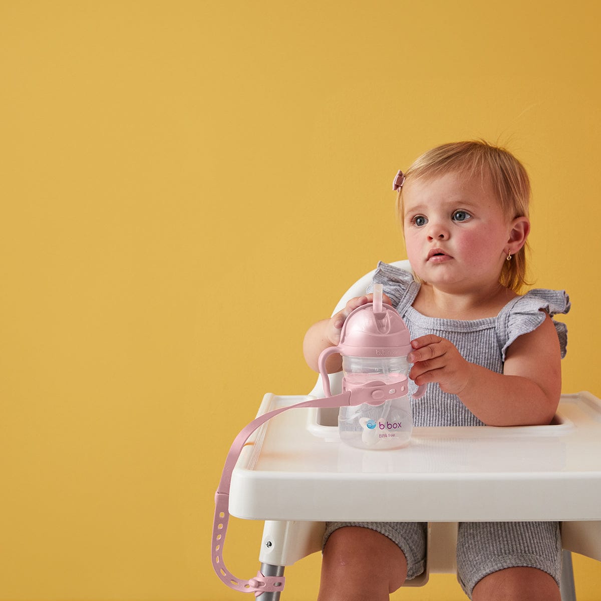 B.BOX Accesorios Correa ajustable para vasos y mamaderas Connect A Cup Blush - B.box. BBX200911