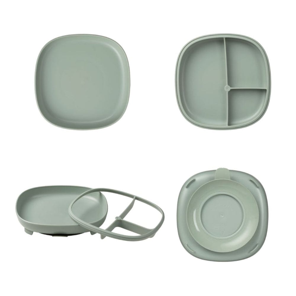 B.BOX Alimentación Plato con ventosa 2 en 1 Sage - B.box BBX101510