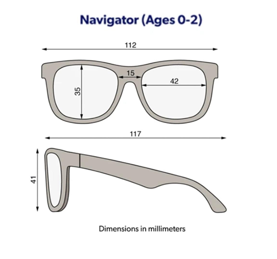 Babiators Gafas de sol Lentes de Sol Navigators Color Rosa 0 a 2 Años 0-NAV-002-S
