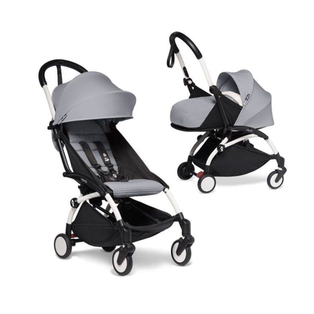 Babyzen Coche Coche YOYO2 0+ y 6+ STONE - Frame Blanco PACKSTONEFB06