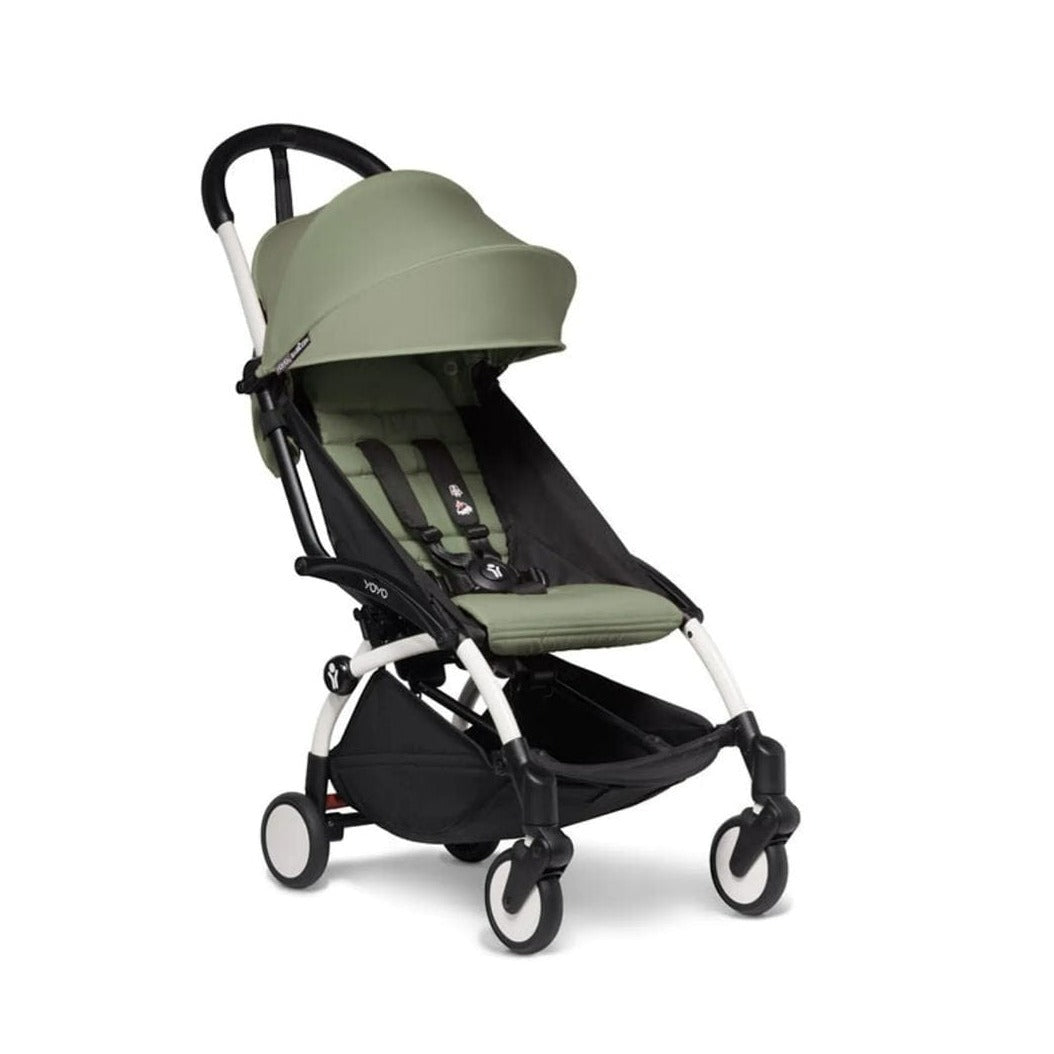 Babyzen Coche Coche YOYO2 6+ Olive - Frame Blanco 6OLIVEBLANCO