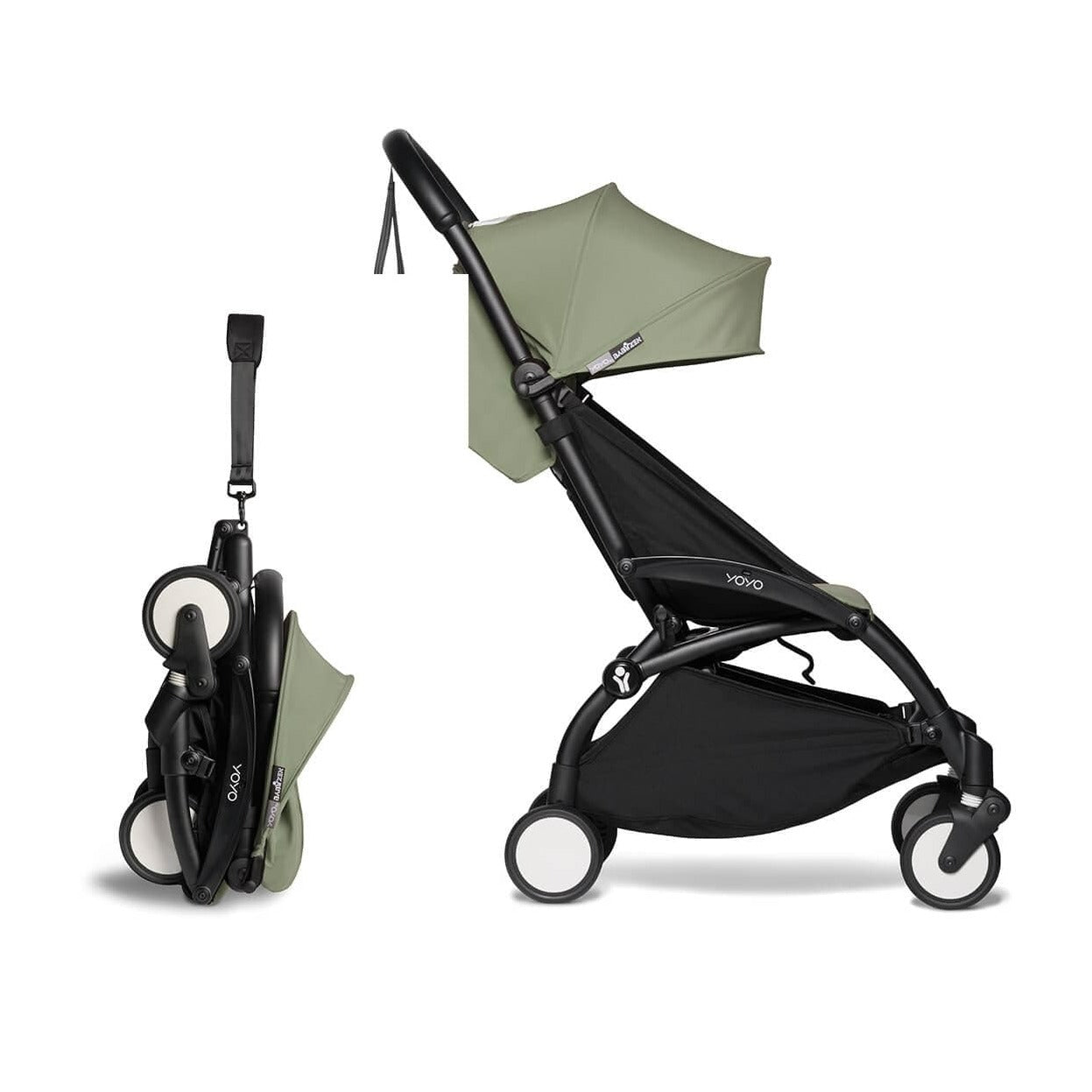 Babyzen Coche Coche YOYO2 6+ Olive - Frame Negro 6OLIVENEGRO