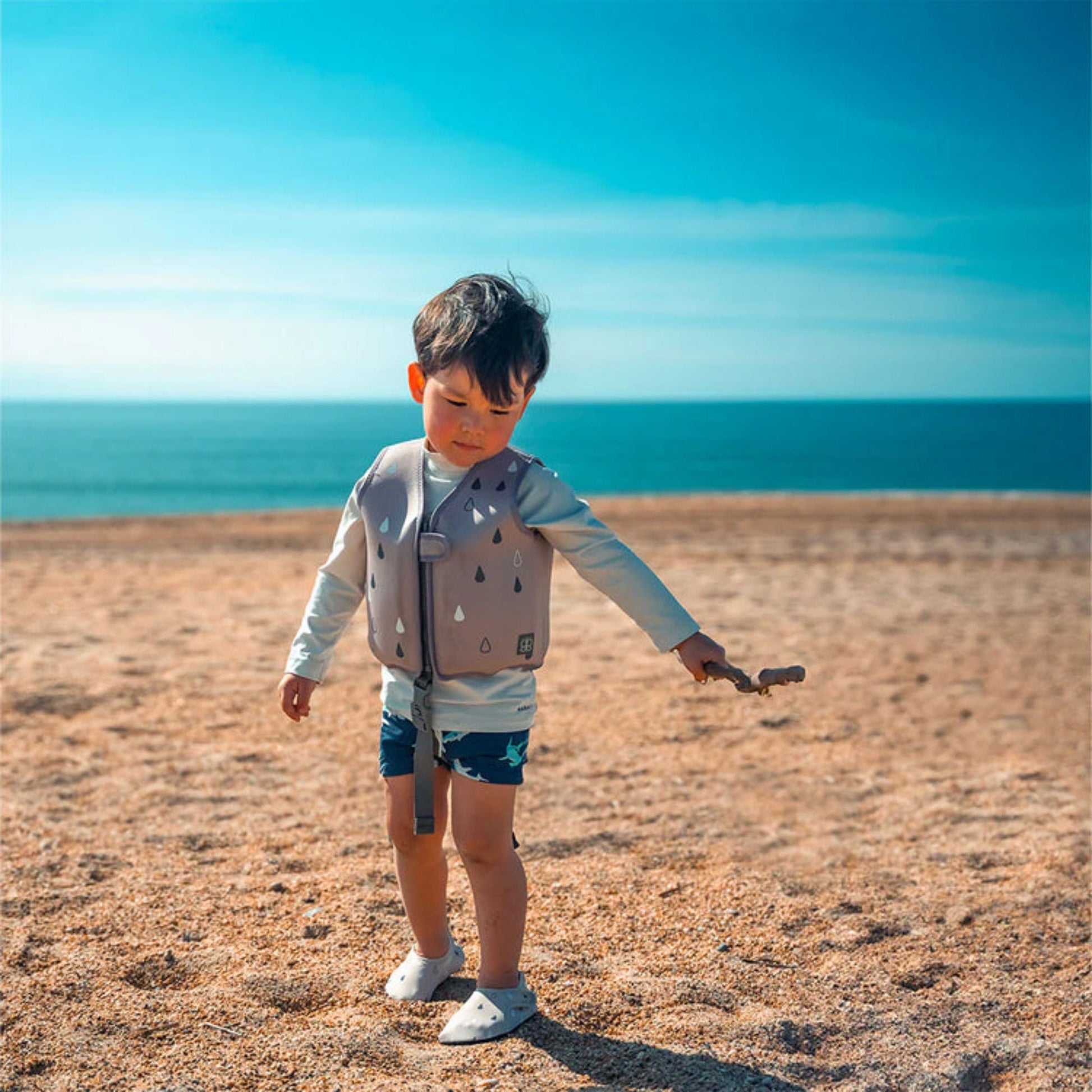 BBLUV Flotadores Chaleco de Natación Näj Arena Talla M (3-6 años) - BBluv B0166-S-M