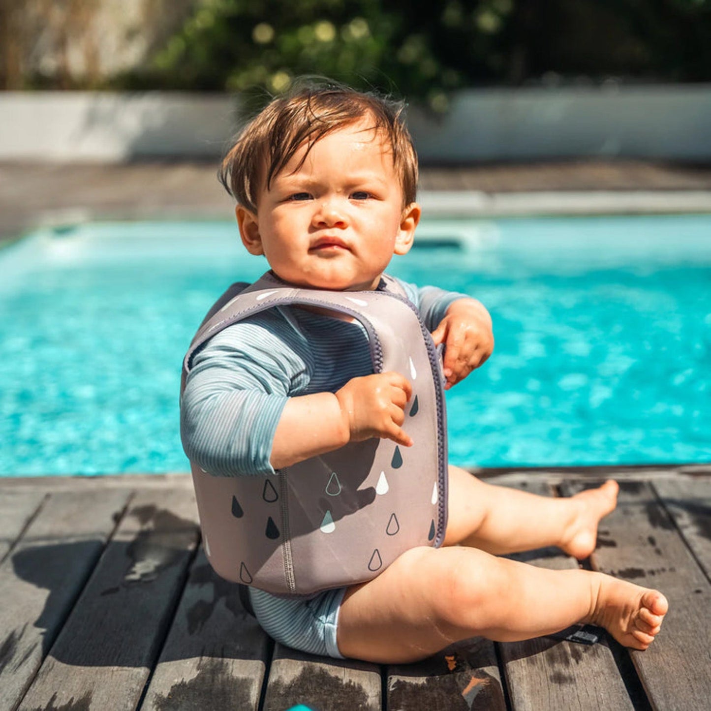 BBLUV Flotadores Chaleco de Natación Näj Arena Talla S (1-3 años) - BBluv B0166-S-S