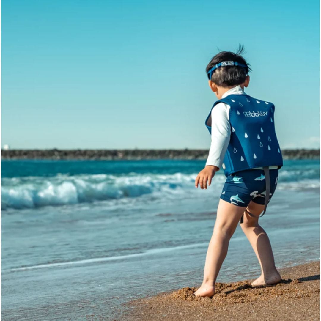 BBluv Flotadores Chaleco de Natación Näj Azul Marino Talla M (3-6 años) B0166-N-M