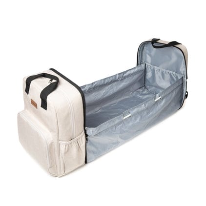 Bebesit Mochila Maternal Mochila 3 en 1 beige: Pañalera, cuna y mudador portátil - Bebesit BB0300KM034BE