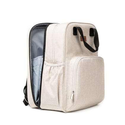 Bebesit Mochila Maternal Mochila 3 en 1 beige: Pañalera, cuna y mudador portátil - Bebesit BB0300KM034BE