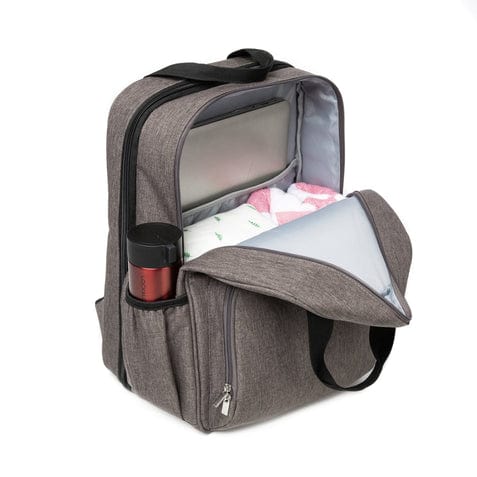 Bebesit Mochila Maternal Mochila Maternal 3 En 1 Pañalera Cuna y Mudador Portátil Gris - Bebesit BB0300KM034G