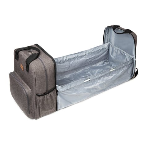 Bebesit Mochila Maternal Mochila Maternal 3 En 1 Pañalera Cuna y Mudador Portátil Gris - Bebesit BB0300KM034G