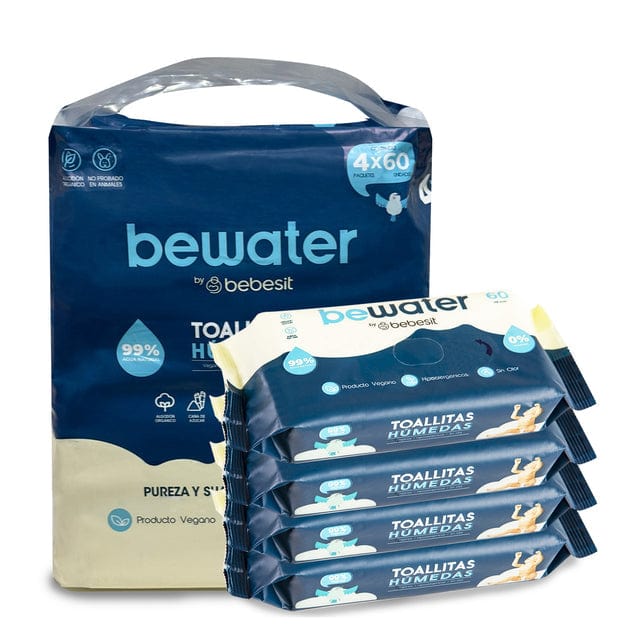 Bebesit Toallas Húmedas Pack 4 Toallas Húmedas 240 unidades - Bebesit BB0150212460