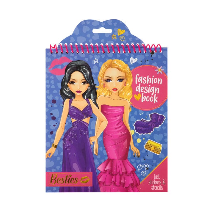 Besties Arte / Manualidades Libro de diseño de modas morado - Besties BE140007M