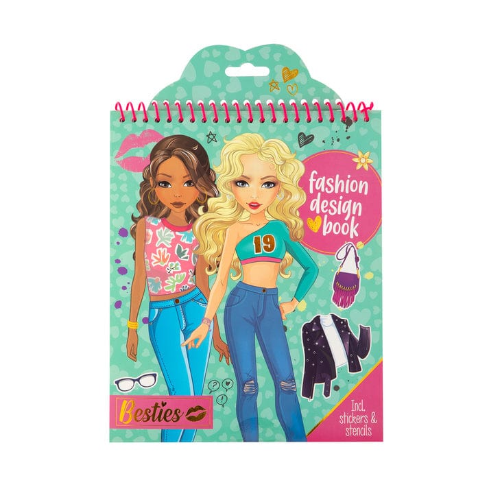 Besties Arte / Manualidades Libro de diseño de modas verde - Besties BE140007V
