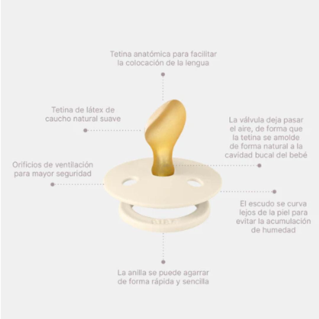 Bibs Chupete Chupete Anatómico X2 Talla 1 Sage / hunther green - Bibs 2111423