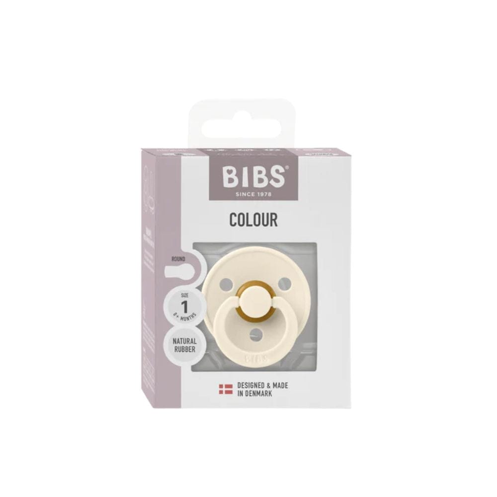 Bibs Chupete Chupete Redondo Colour x1 Talla 1  Ivory - Bibs 1001000216