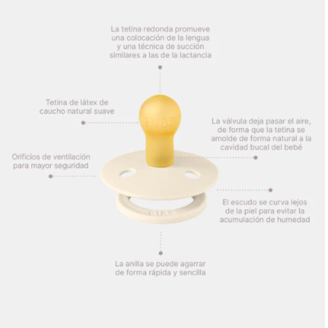 Bibs Chupete Chupete Redondo X2 Talla 3 sage / hunther green - Bibs 130212