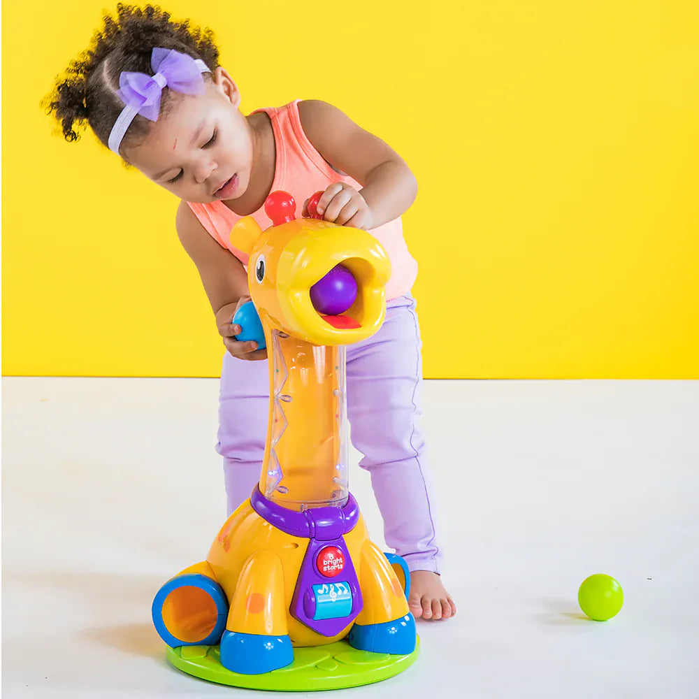 BRIGHT STARTS Juguetes de actividades para bebés Spin & Giggle Giraffe - Bright Starts 0588E910933