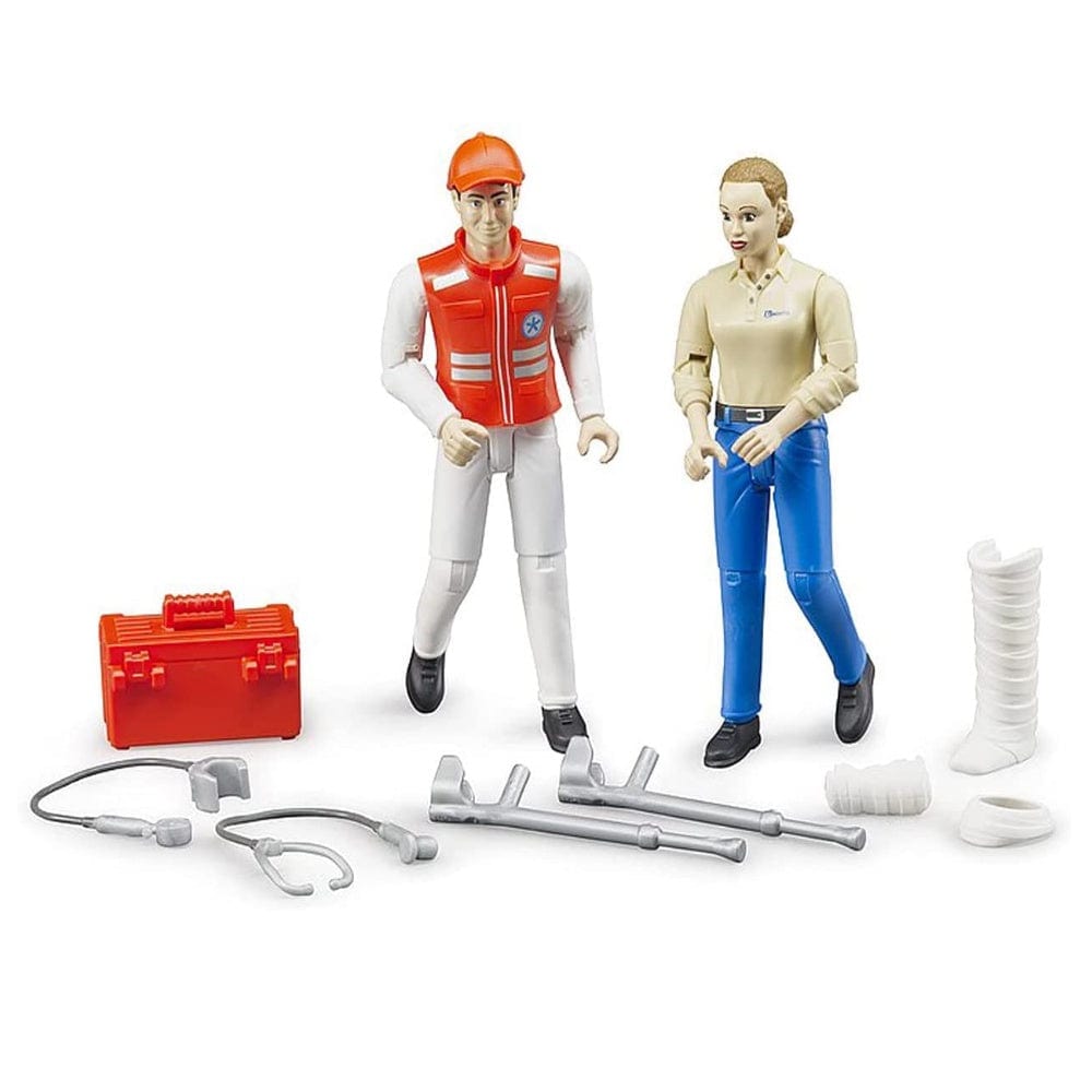 BRUDER Figuras de colección Set de figuras de servicio con accesorios - BRUDER BRU62710