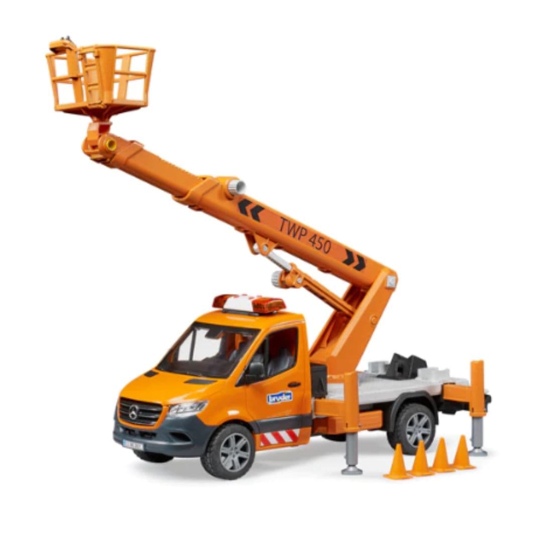 Bruder Otros transportes Mercedez Benz Sprinter con plataforma de trabajo 02679 - Escala 1:16- Bruder BRU02679