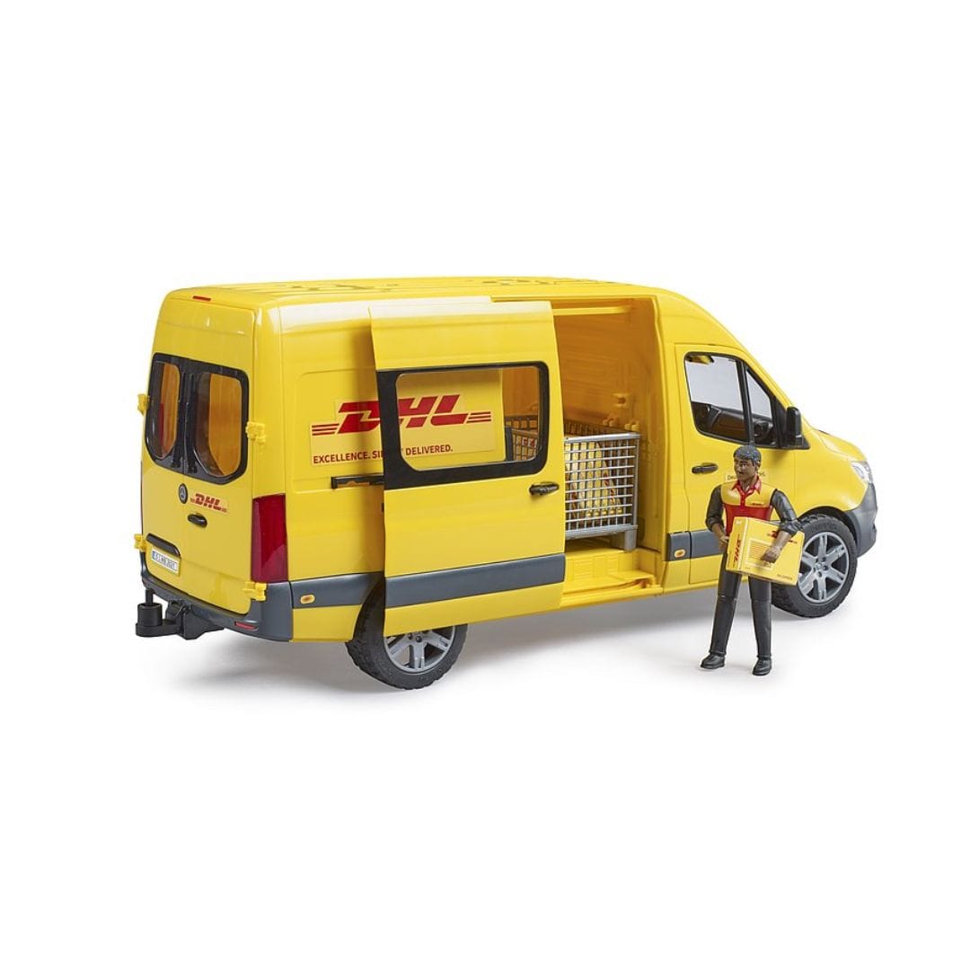 BRUDER Otros transportes Mercedez Benz sprinter DHL con conductor Escala 1:16- BRUDER BRU02671