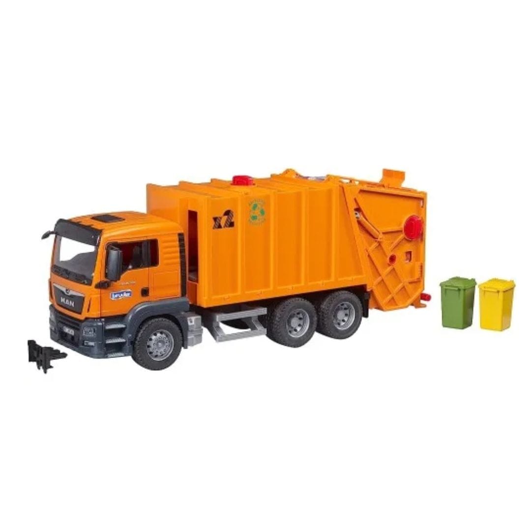 BRUDER Transportes Camión de basura MAN TGS 03760 - Escala 1:16- BRUDER BRU03760