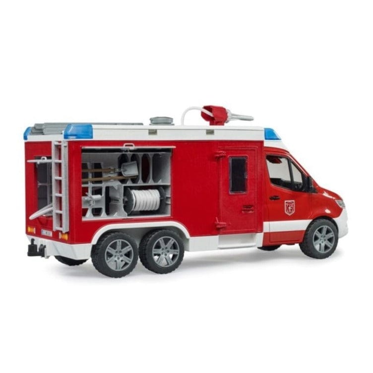 BRUDER Transportes Camión de bomberos MB Sprinter con luz 02680 - Escala 1:16 BRU02680