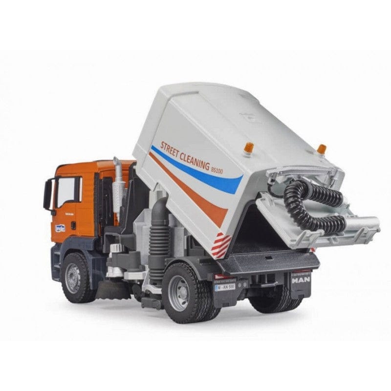 BRUDER Transportes MAN TGS Barredora de calles 03780 - Escala 1:16- BRUDER BRU03780