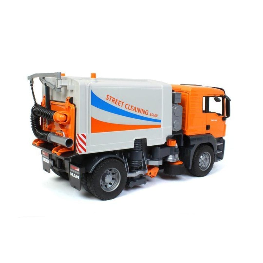 BRUDER Transportes MAN TGS Barredora de calles 03780 - Escala 1:16- BRUDER BRU03780