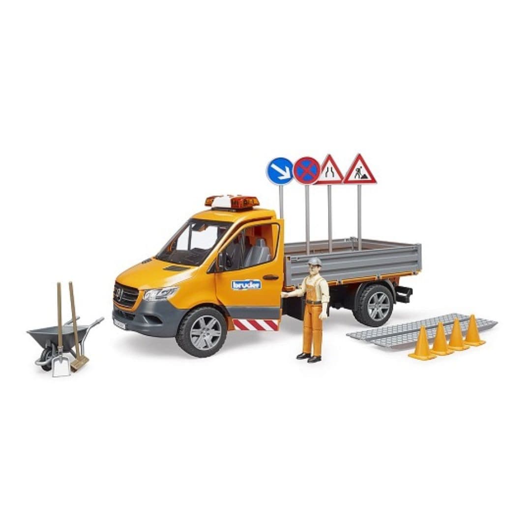 BRUDER Transportes MB Sprinter Municipal con conductor 02677 - Escala 1:16 BRU02677